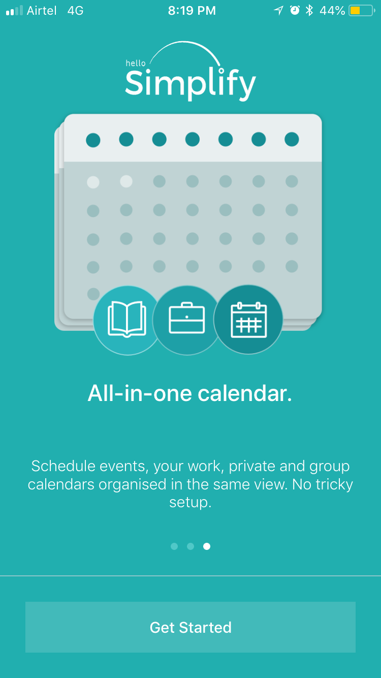 Screenshot of Android App